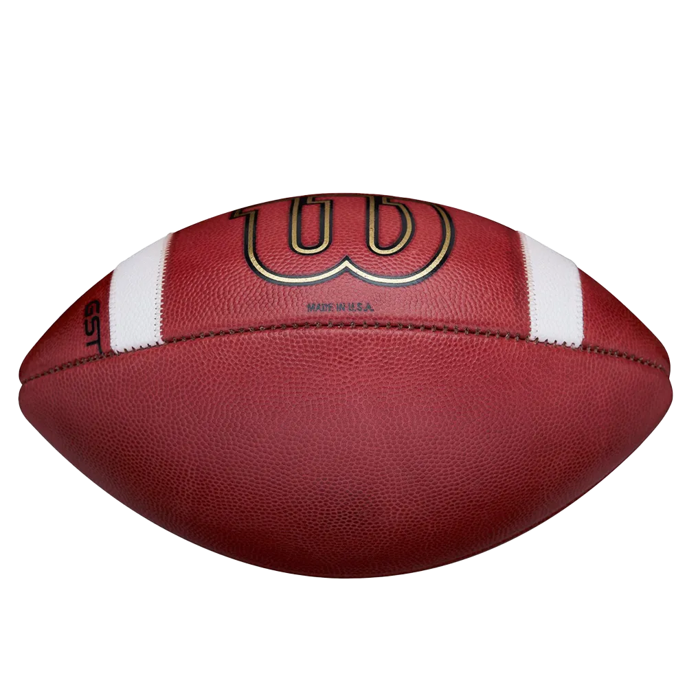 Wilson 1002 GST Leather Game Football - Official Size