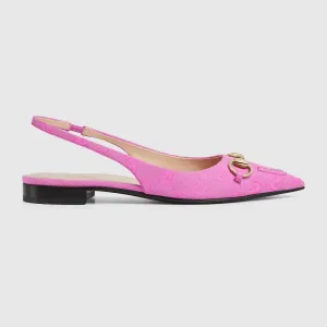 Women's Horsebit slingback flat