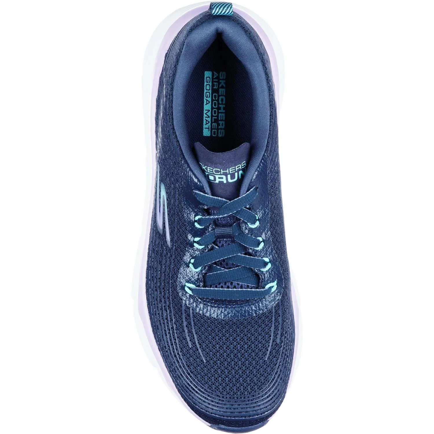 Women's Skechers Max Cushioning Elite Navy/Lavender Fabric