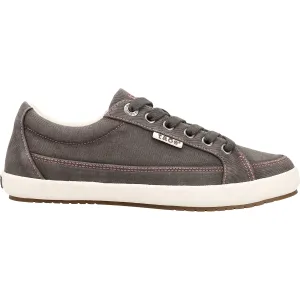 Women's Taos Moc Star 2 Graphite Vintage Canvas