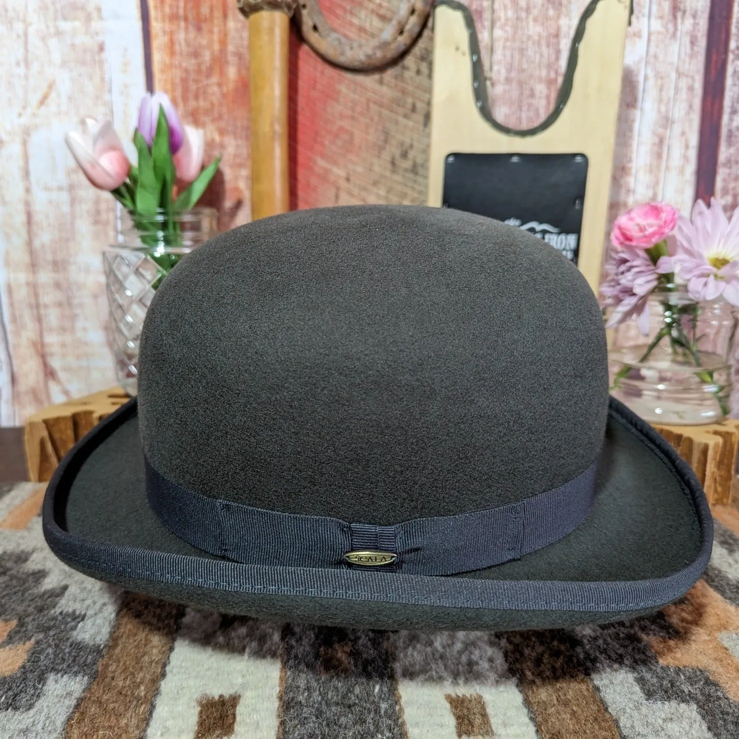 Wool Bowler Hat "Affirmed" by Scala  WF507