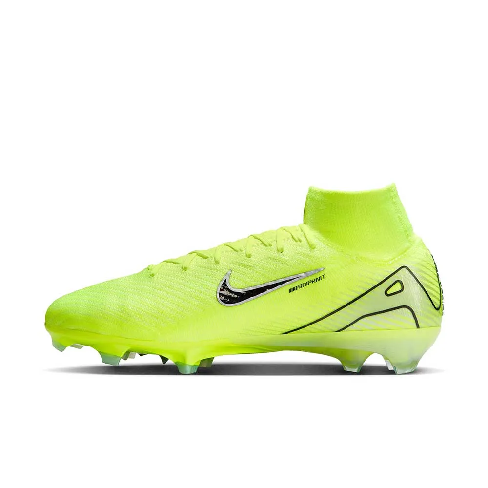 Zoom Superfly 10 Elite FG Soccer Shoe - Volt/Black - Regular (D)